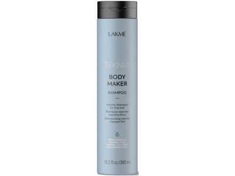 Lakme apimties plaukams suteikiantis šampūnas Teknia Body Maker Shampoo ploniems ir silpniems plaukams 300ml